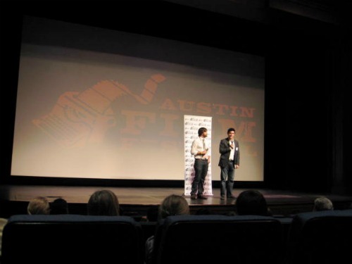 Steven Belyeu & Jake Silverstein announce the "Where I'm From" Film winners