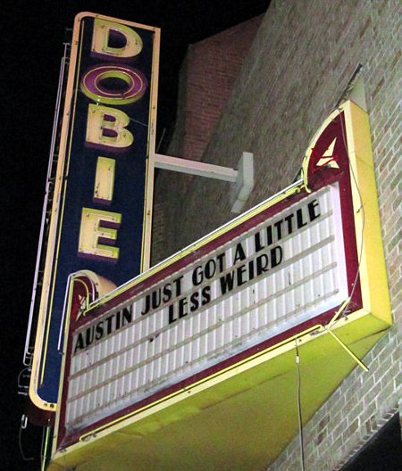 Dobie marquee, by Tate English