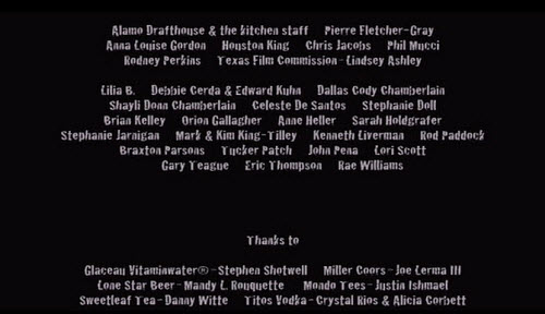 Red White and Blue credits