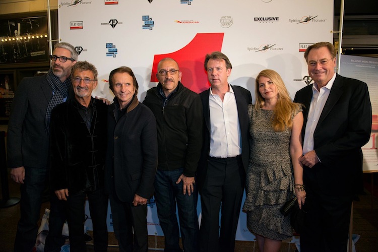 Filmmakers and Racers at 1 premiere