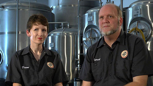 Diane and Forrest Rogness of Rogness Brewing