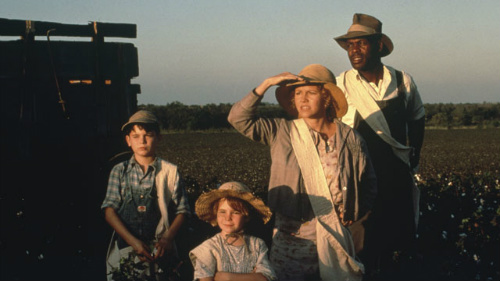 Yankton Hatten, Gennie James, Sally Field and Danny Glover in Places in the Heart