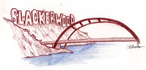 John Gholson's Slackerwood logo