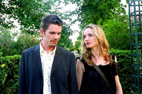 Ethan Hawke and Julie Delpy in Before Sunset