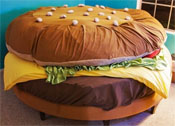 burger bed