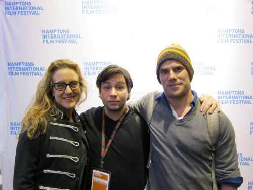 Jenn Harris, Jonathan Lisecki and Matthew Wilkas of Gayby