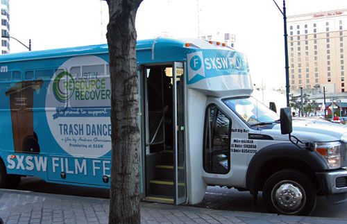 SXSW Film Flyer shuttle