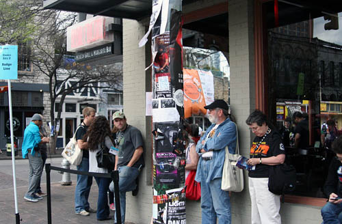 SXSW line at Ritz