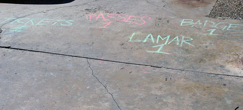 Alamo Lamar SXSW line marks