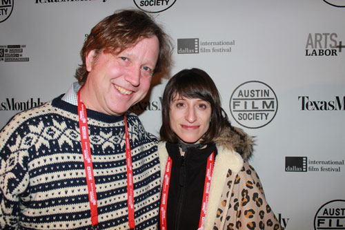 Eliza Hittman and Gill Holland at Sundance