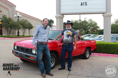 Robb Bindler and Benny Perkins at HANDS ON A HARDBODY