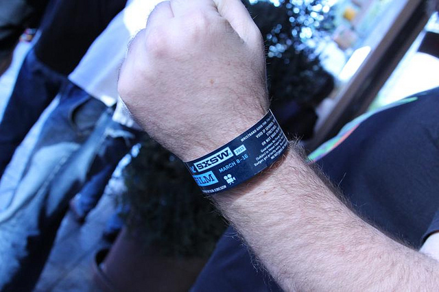 SXSW wristband