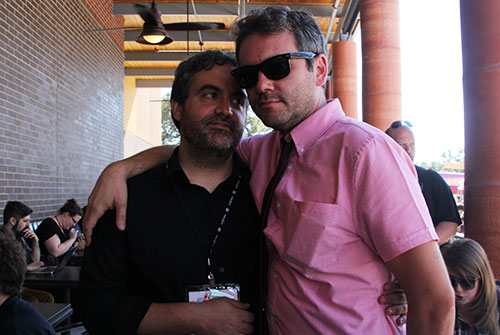 Devin Faraci and AJ Bowen