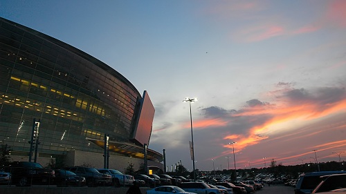 APL_Cowboys Stadium at Sunset