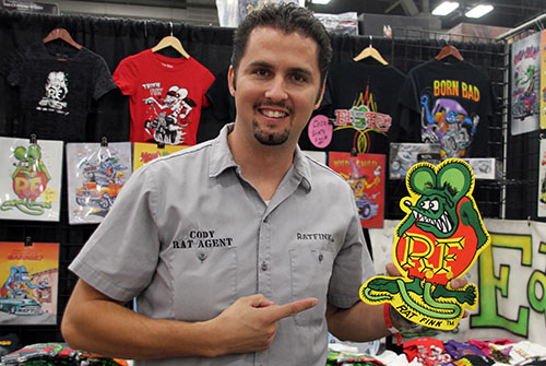 Cody Roth at Rat Fink Booth