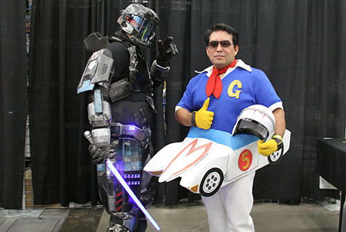 Speed Racer and Friend at Austin Comic Con