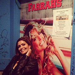 Texan Actresses Farah White and Farrah Fawcett