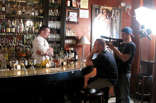 Hey Bartender Production Still