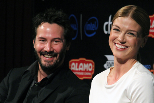 Keanu Reeves and Adrianne Palicki