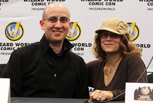 Paul Alvarado-Dykstra and Bethany Rhoades at Wizard World Austin Comic Con