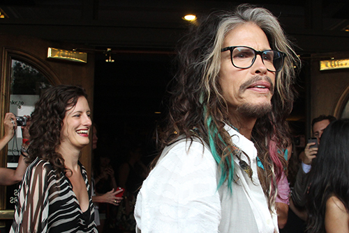 Steven Tyler and Holly Herrick on the Red Carpet of Sin City: A Dame to Kill For