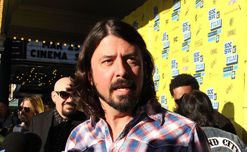 Dave Grohl on Sound City SXSW 2013 red carpet, by Debbie Cerda, all rights reserved