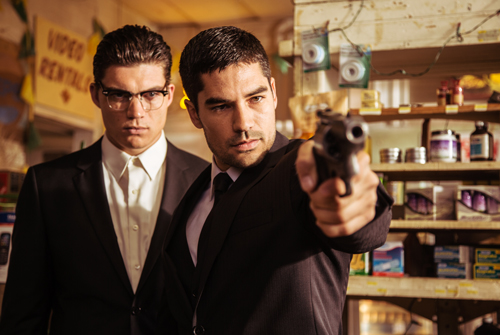 Zane Holz and D.J. Cotrona as the Gecko Brothers