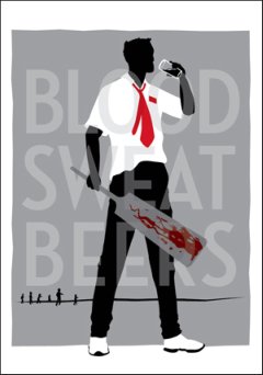 Blood Sweat Beer poster