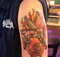 Stiles Switch Pitmaster Lance Kirkpatrick tattoo