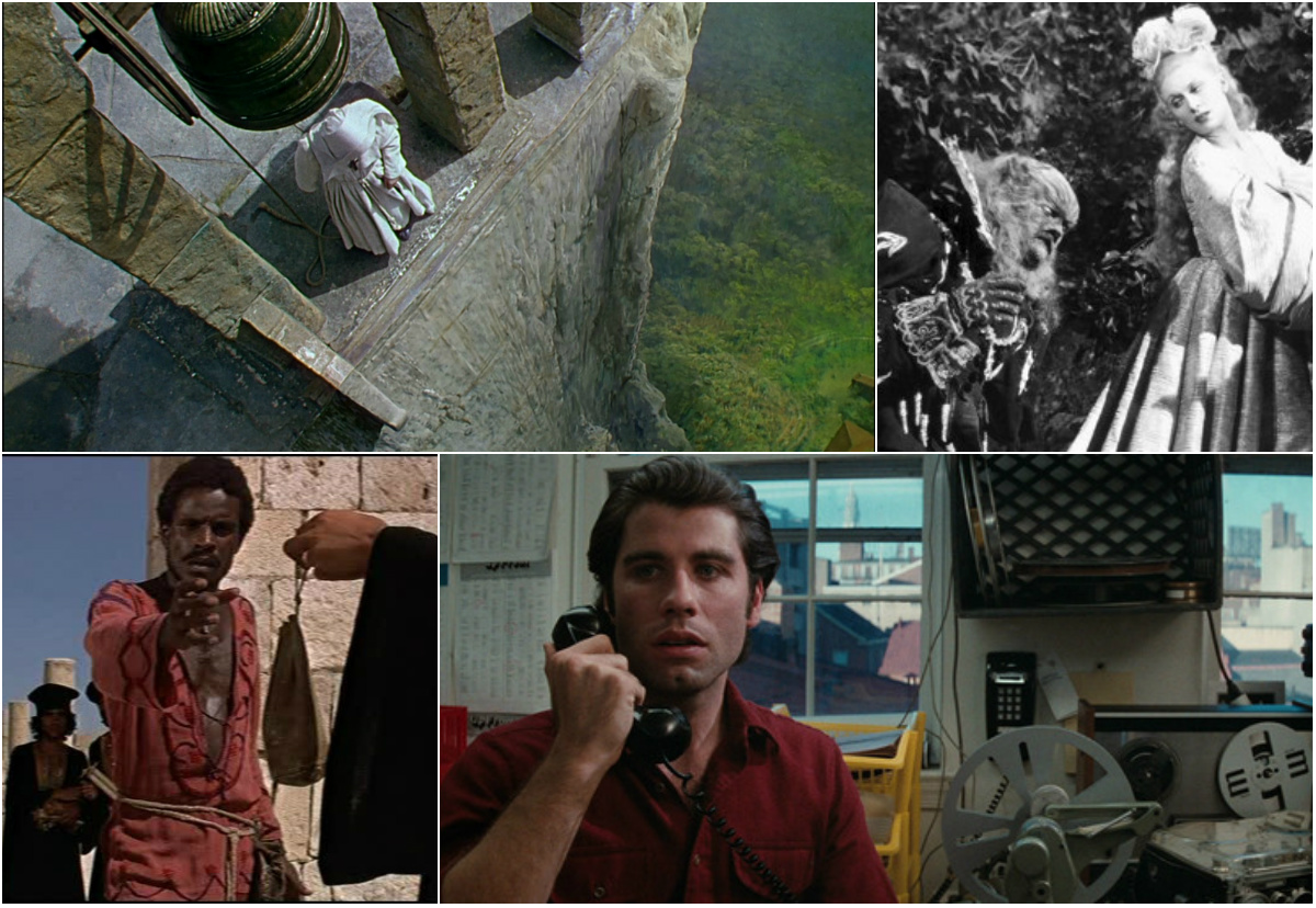 Stills from Black Narcissus, La Belle et La Bete, Jesus Christ Superstar and Blow Out