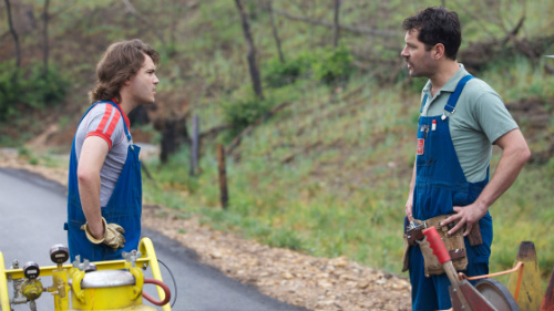 Emile Hirsch and Paul Rudd in Prince Avalanche