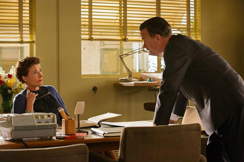 Emma Thompson and Tom Hanks in Saving Mr. Banks