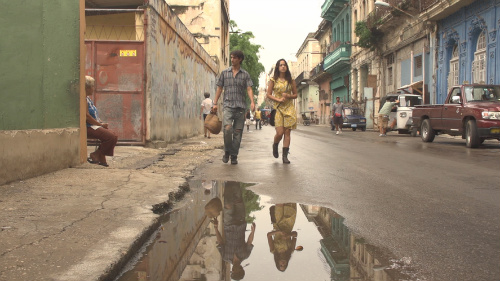 Yasmani Guerrero and Seedne Bujaidar in Sombras de Azul