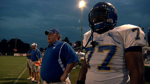 Coach Bill Courtney and player O.C. Brown in Undefeated