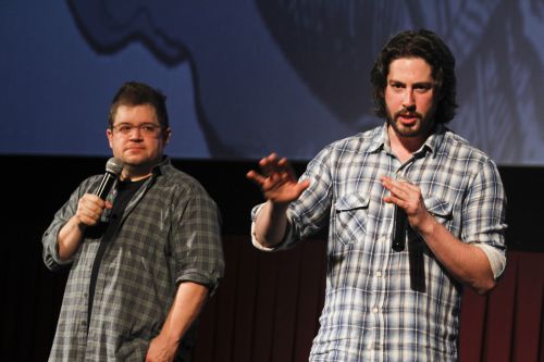 Patton Oswalt and Jason Reitman